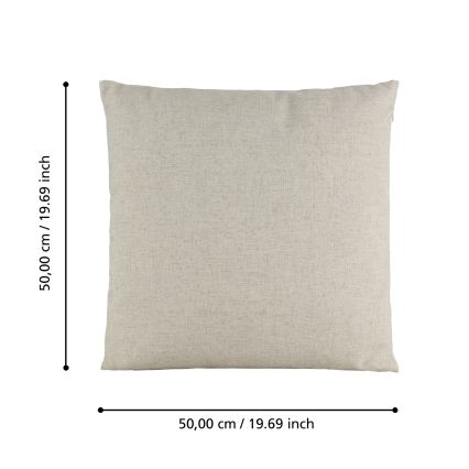 Eglo 420033 - Pernă decorativă ILES 50x50 cm bej