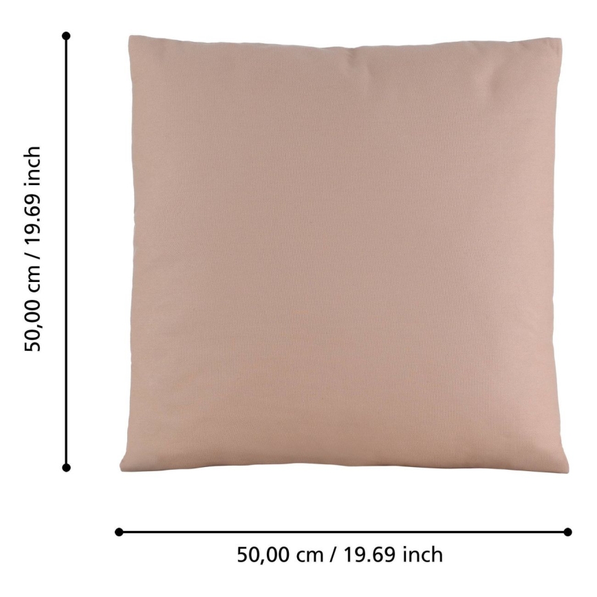 Eglo 420035 - Pernă decorativă ILES, 50 x 50 cm, roz