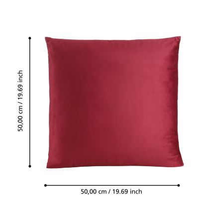Eglo 420041 - Pernă decorativă ILES, 50x50 cm, roșie