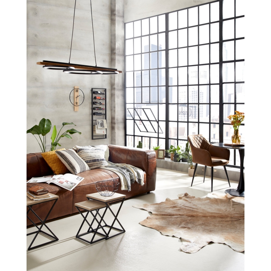 Eglo 420052 - Pernă decorativă CHEVERY 50x50 cm crem/negru