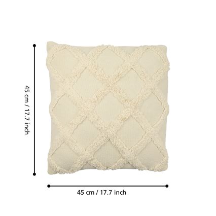 Eglo 420058 - Pernă decorativă CHEVERY 45x45 cm crem