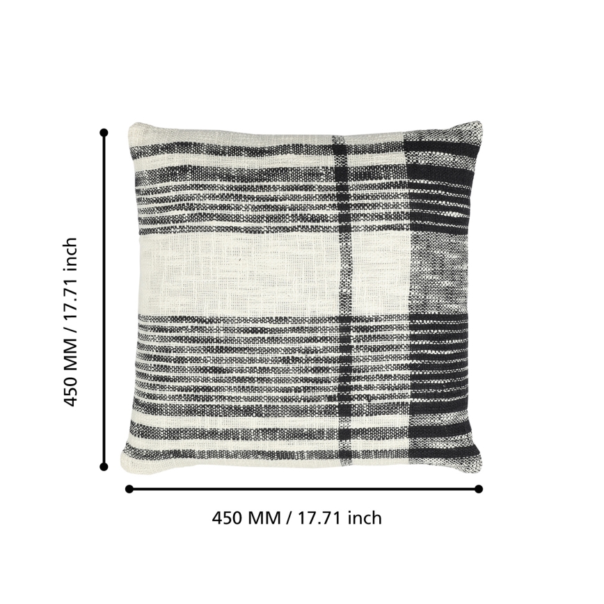 Eglo 420061 - Pernă decorativă CHEVERY 45x45 cm crem/negru