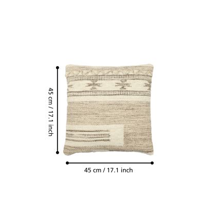 Eglo 420071 - Pernă decorativă CHEVERY 45x45 cm bej