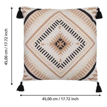 Eglo 420079 - Pernă decorativă CHEVERY 45 x 45 cm, bej/negru
