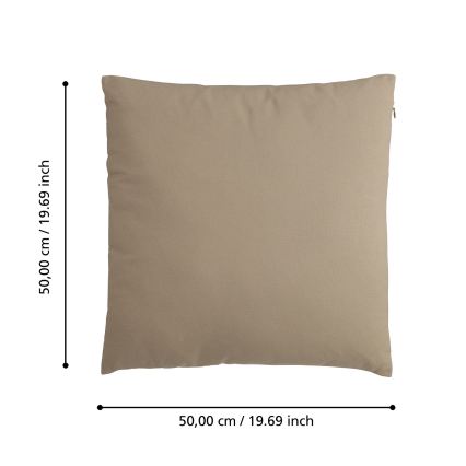 Eglo 420081 - Pernă decorativă ILES 50x50 cm maro