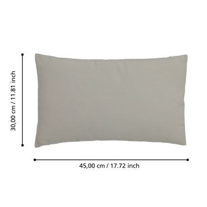 Eglo 420089 - Pernă decorativă ILES, 30 x 45 cm, gri