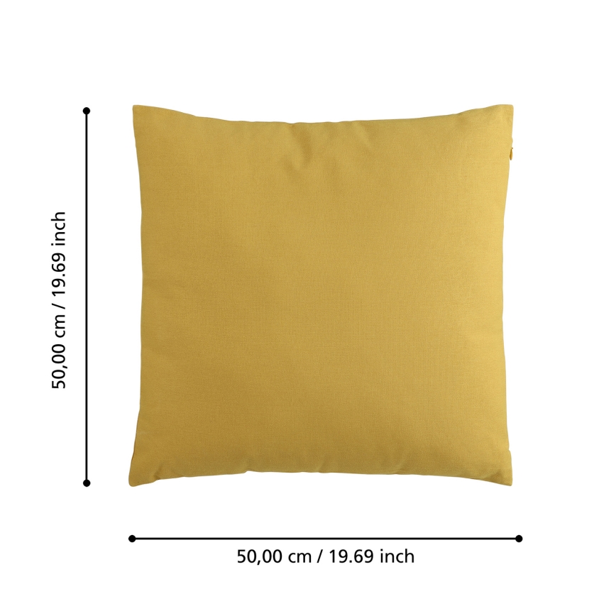 Eglo 420093 - Pernă decorativă ILES 50x50 cm, galbenă