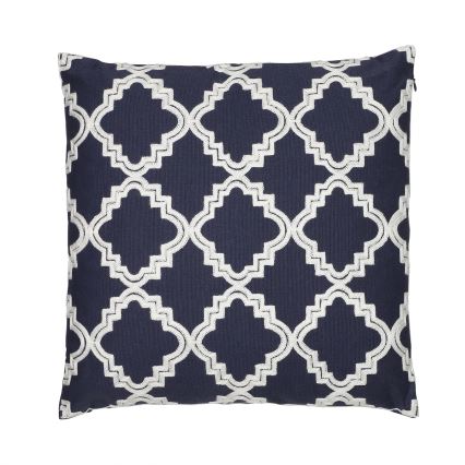 Eglo 420096 - Pernă decorativă BERHALA 45x45 cm albastră/albă