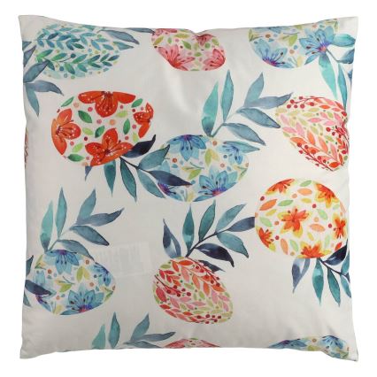 Eglo 420101 - Pernă decorativă GEBENG, 45 x 45 cm, albastră/roșie