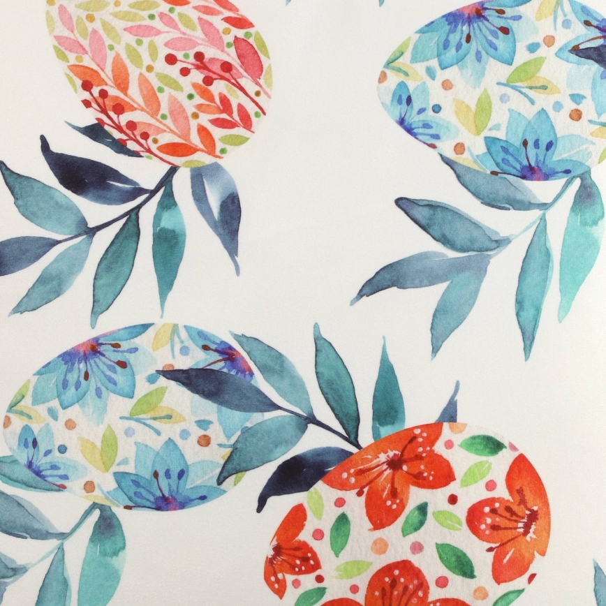 Eglo 420101 - Pernă decorativă GEBENG, 45 x 45 cm, albastră/roșie