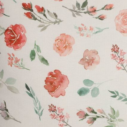 Eglo 420102 - Pernă decorativă GEBENG, 45x45 cm, alb/roz