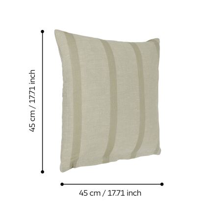 Eglo 420112 - Pernă decorativă BETAMPONA 45x45 cm bej