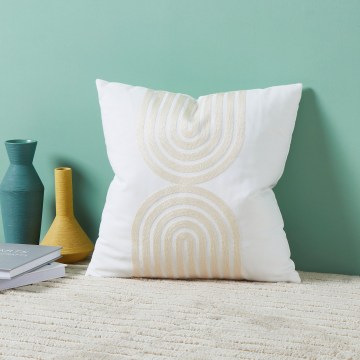 Eglo 420238 - Pernă decorativă BERHALA 45x45 cm alb/bej