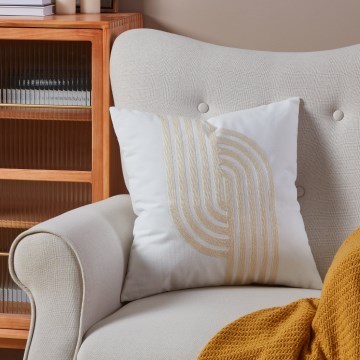 Eglo 420241 - Pernă decorativă BERHALA, 45 x 45 cm, alb/bej