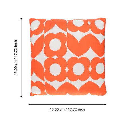 Eglo 420247 - Pernă decorativă TSUNAN 45 x 45 cm, portocalie