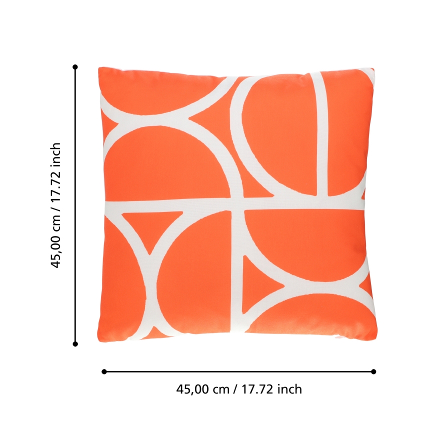 Eglo 420251 - Pernă decorativă TSUNAN 45 x 45 cm, portocalie