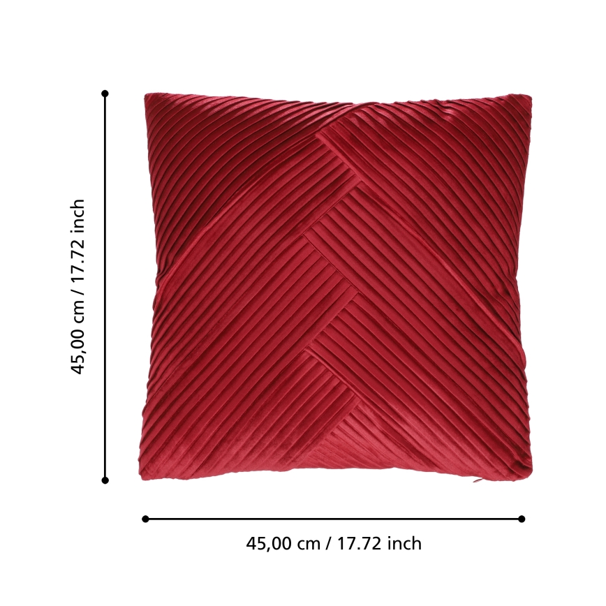 Eglo 420265 - Pernă decorativă SHOURA, 45 x 45 cm, roșie