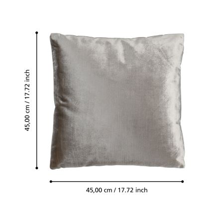 Eglo 420267 - Pernă decorativă SINGU 45 x 45 cm, gri