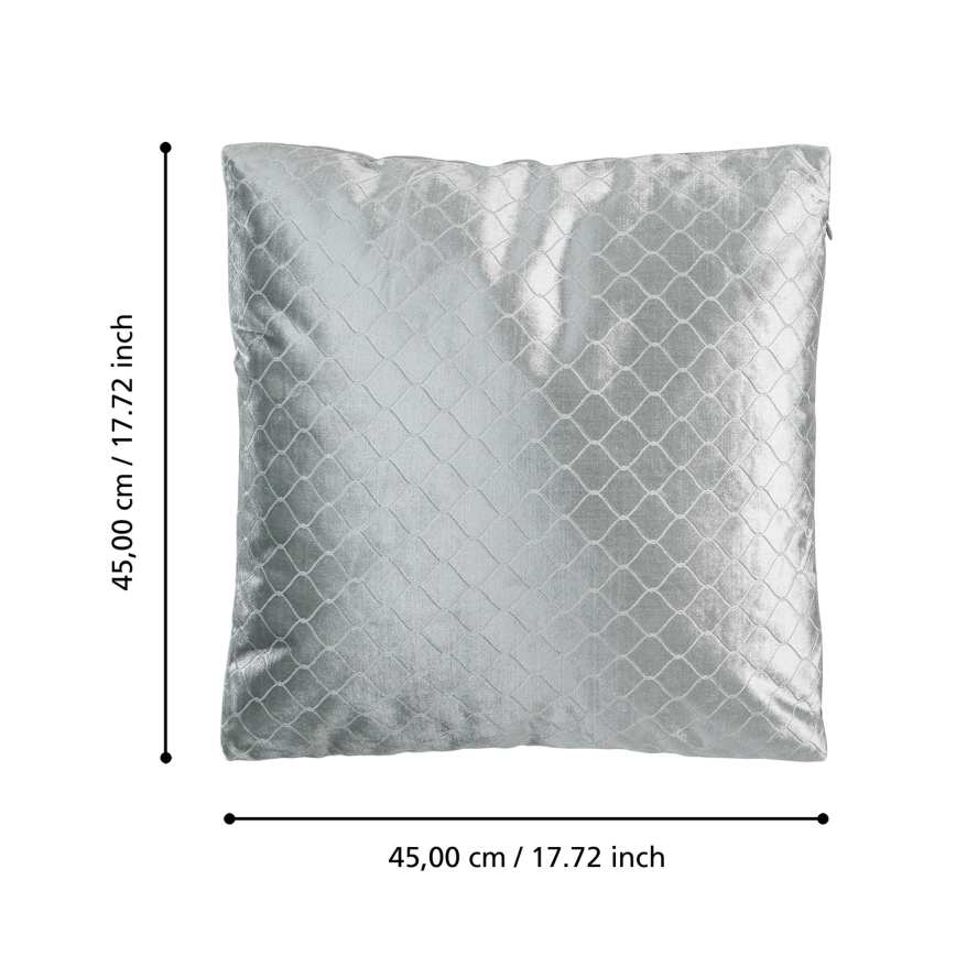 Eglo 420283 - Pernă decorativă SINGU, 45 x 45 cm, gri