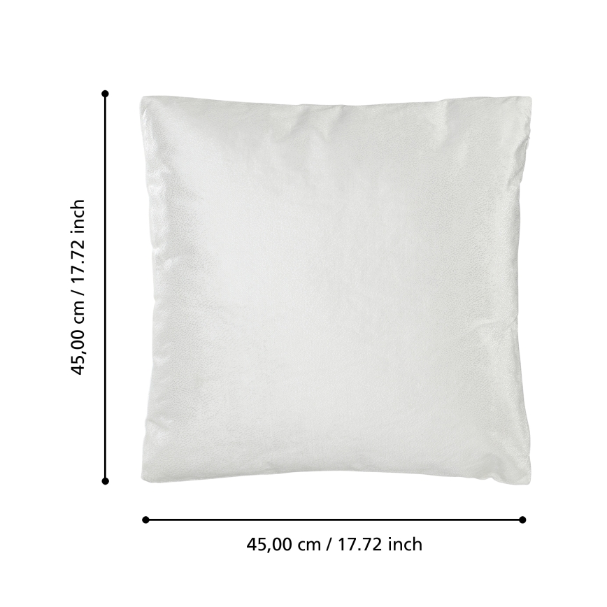Eglo 420286 - Pernă decorativă SINGU 45 x 45 cm, albă