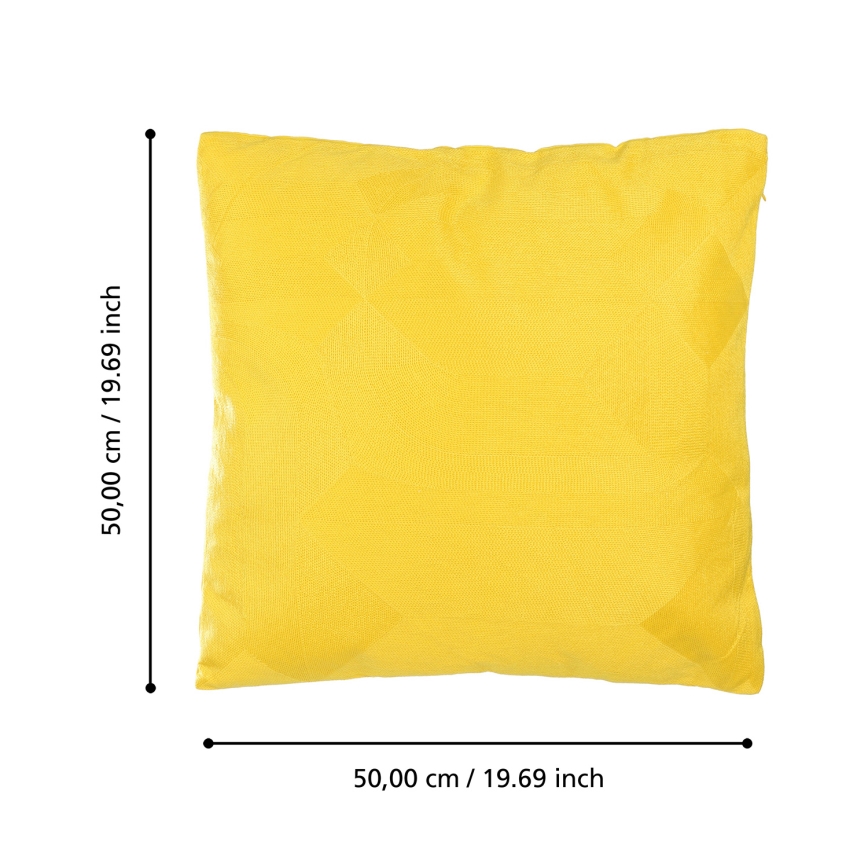 Eglo 420289 - Pernă decorativă BERHALA 50 x 50 cm, galbenă