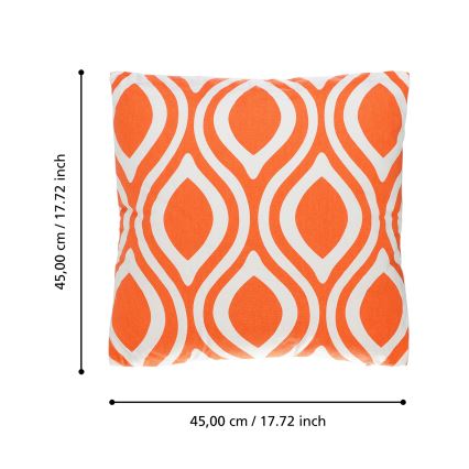 Eglo 420295 - Pernă decorativă CHEVERY, 45 x 45 cm, portocalie