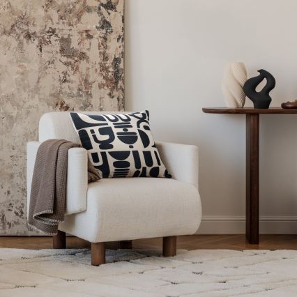 Eglo 420307 - Pernă decorativă CHEVERY 45 x 45 cm, crem/negru