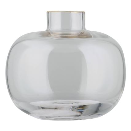 Eglo 421214 - Vază din sticlă SIRANANA, 11,8 x 13 cm, transparentă/aurie