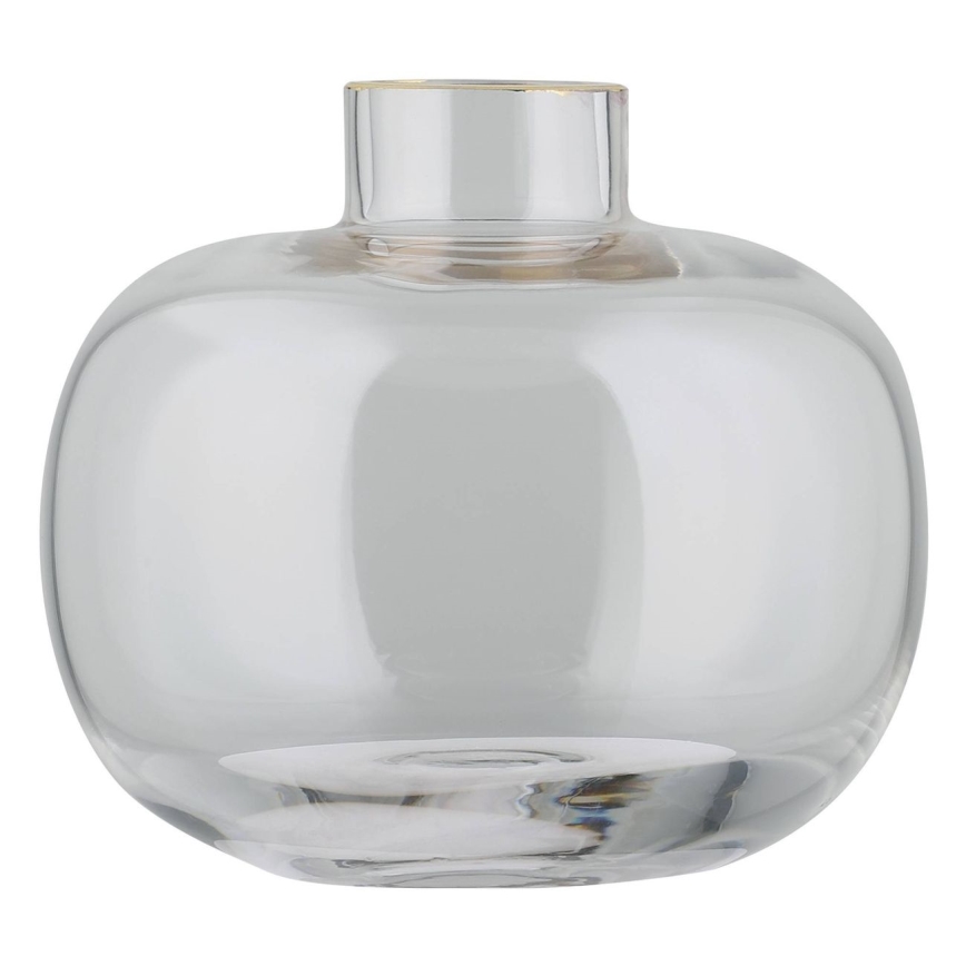 Eglo 421214 - Vază din sticlă SIRANANA, 11,8 x 13 cm, transparentă/aurie