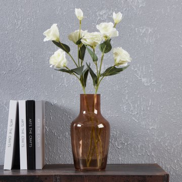 Eglo 421224 - Vază din sticlă SIRANANA 25x13,3 cm maro/fumuriu