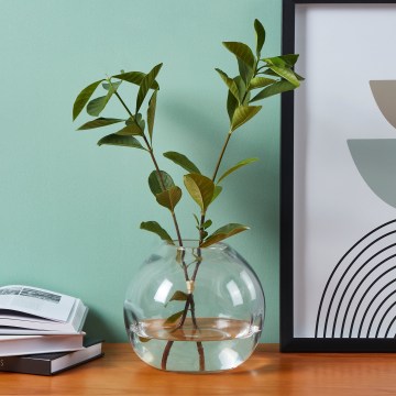 Eglo 421241 - Vază din sticlă MAROSAVA 17x20 cm gri/fumuriu