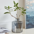 Eglo 421385 - Vază din sticlă NABAS 24,5x21 cm neagră/fumurie