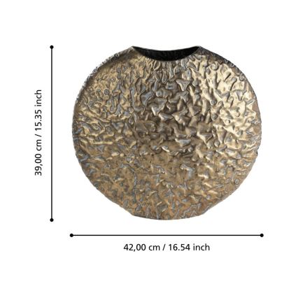 Eglo 421637 - Vază metalică LENGGENG 39x42 cm bronz