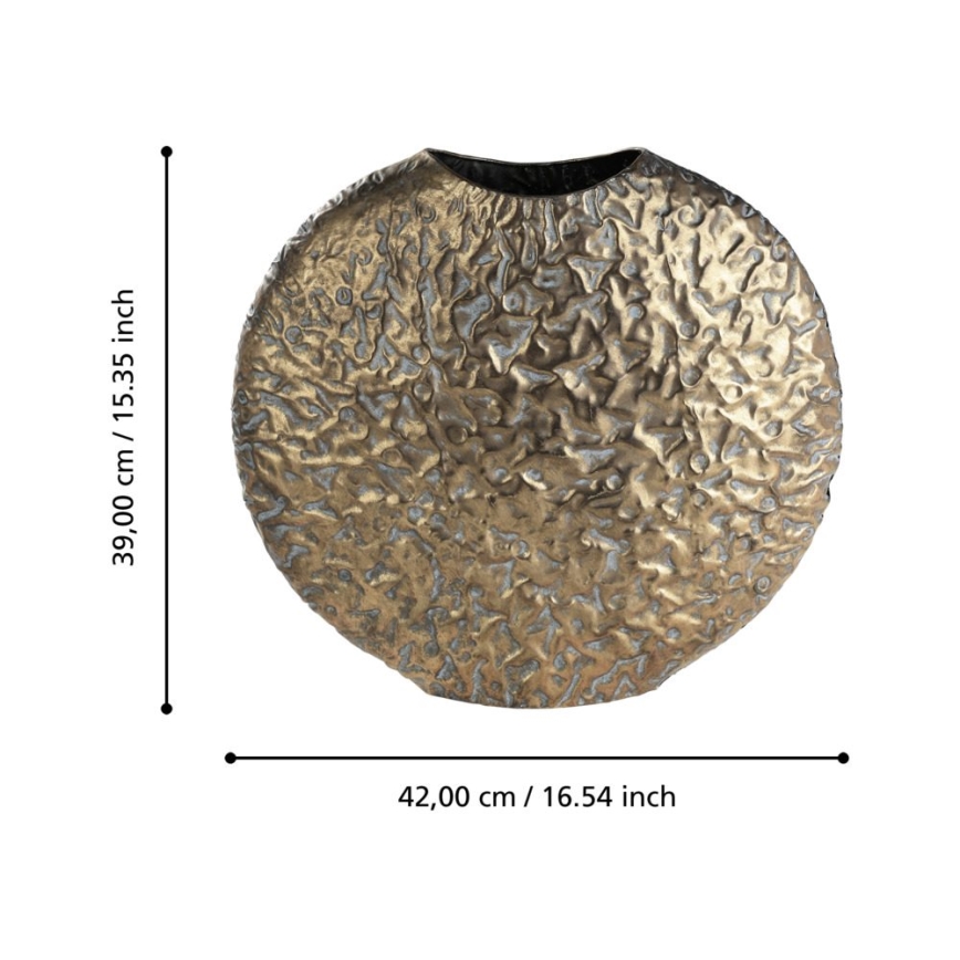 Eglo 421637 - Vază metalică LENGGENG 39x42 cm bronz