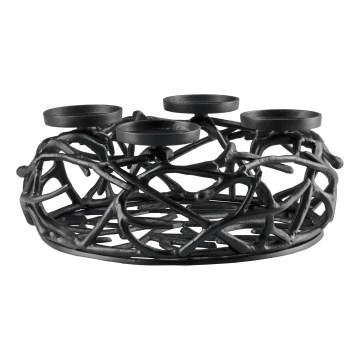 Eglo 422732 - Suport pentru lumânare OROQUIETA 13,5x35 cm, negru