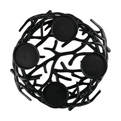 Eglo 422732 - Suport pentru lumânare OROQUIETA 13,5x35 cm, negru