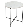 Eglo 424001 - Masă laterală TOWADA 44 cm marmură/negru
