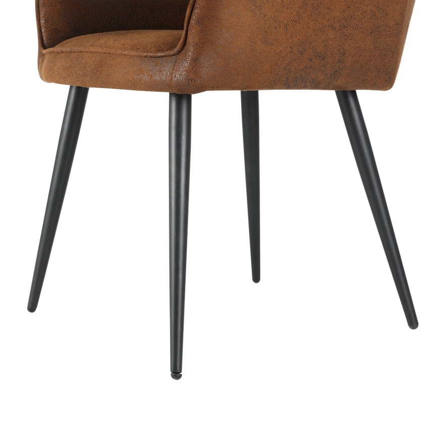 Eglo - Scaun de dining 81,5x63 cm maro