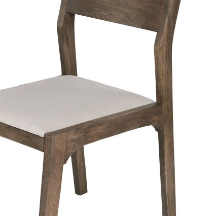 Eglo - Scaun de dining 84x55 cm maro/crem