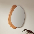 Eglo 425049 - Oglindă de perete LIOMA 68x48 cm brad/bej