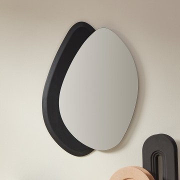 Eglo 425051 - Oglindă de perete LIOMA 68x48 cm brad/negru