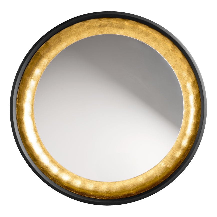 Eglo 425062 - Oglindă de perete BONTANG, Ø 90 cm, negru/auriu
