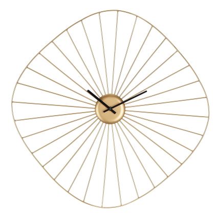 Eglo 425517 - Ceas de perete MATSUMOTO 1xAA 60x60 cm auriu