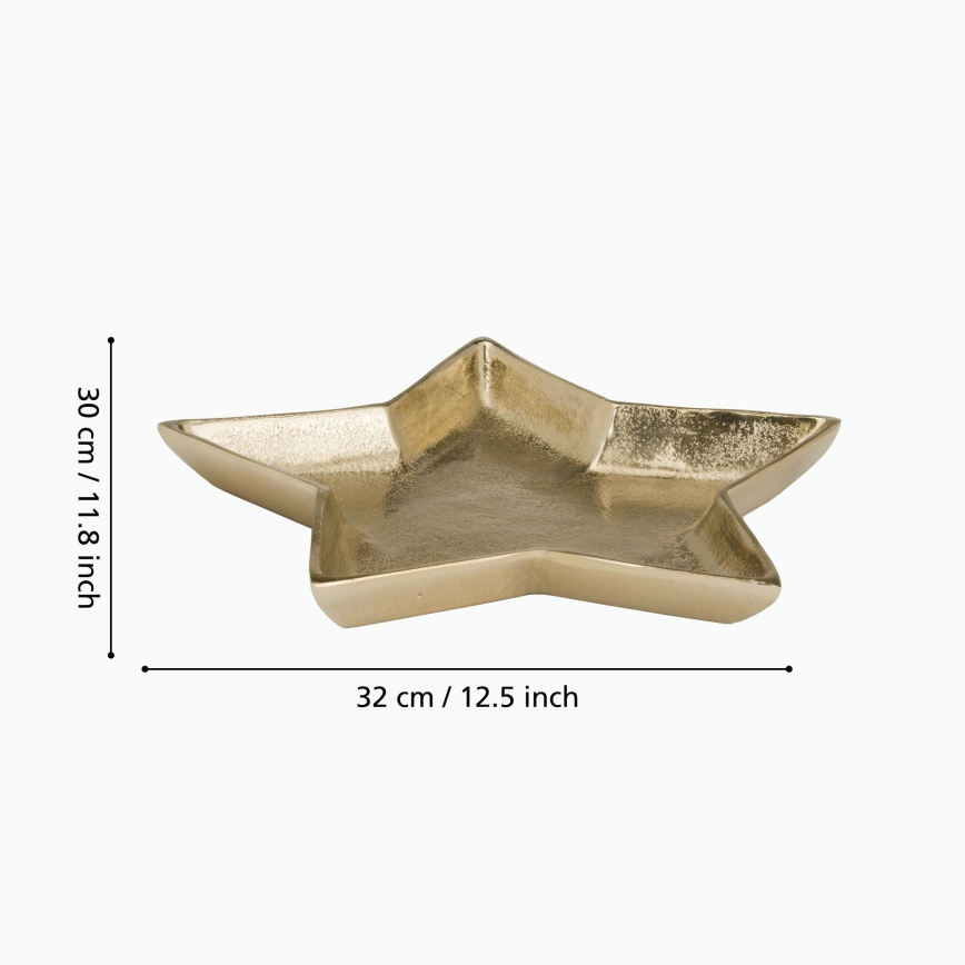 Eglo 427424 - Tavă decorativă AMBOLOSY 30x32 cm aurie