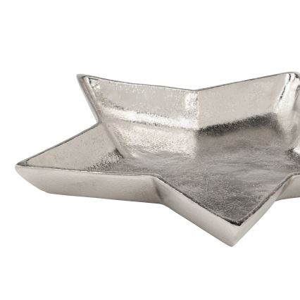 Eglo 427425 - Tavă decorativă AMBOLOSY 30x32 cm argintie