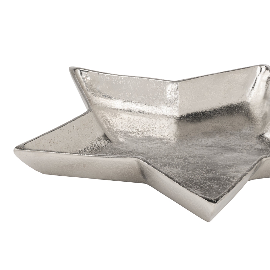 Eglo 427425 - Tavă decorativă AMBOLOSY 30x32 cm argintie