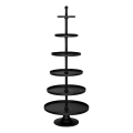Eglo 427651 - Suport de servire BABIRIK 206x79 cm negru