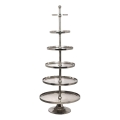 Eglo 427652 - Suport pentru servire BABIRIK 206x79 cm, argintiu
