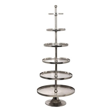 Eglo 427652 - Suport pentru servire BABIRIK 206x79 cm, argintiu