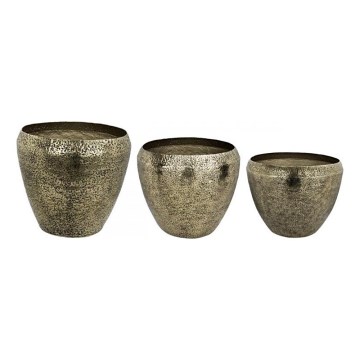 Eglo 428092 - Set de 3 vaze metalice OKAYAMA 37x48 cm bronz